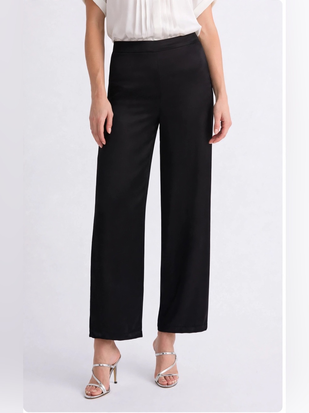 JOSEPH RIBKOFF - Black Dressy Wide Leg - Size 14
